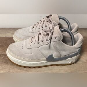Nike Air Force 1 Suede Desert Sand Jester, size 9